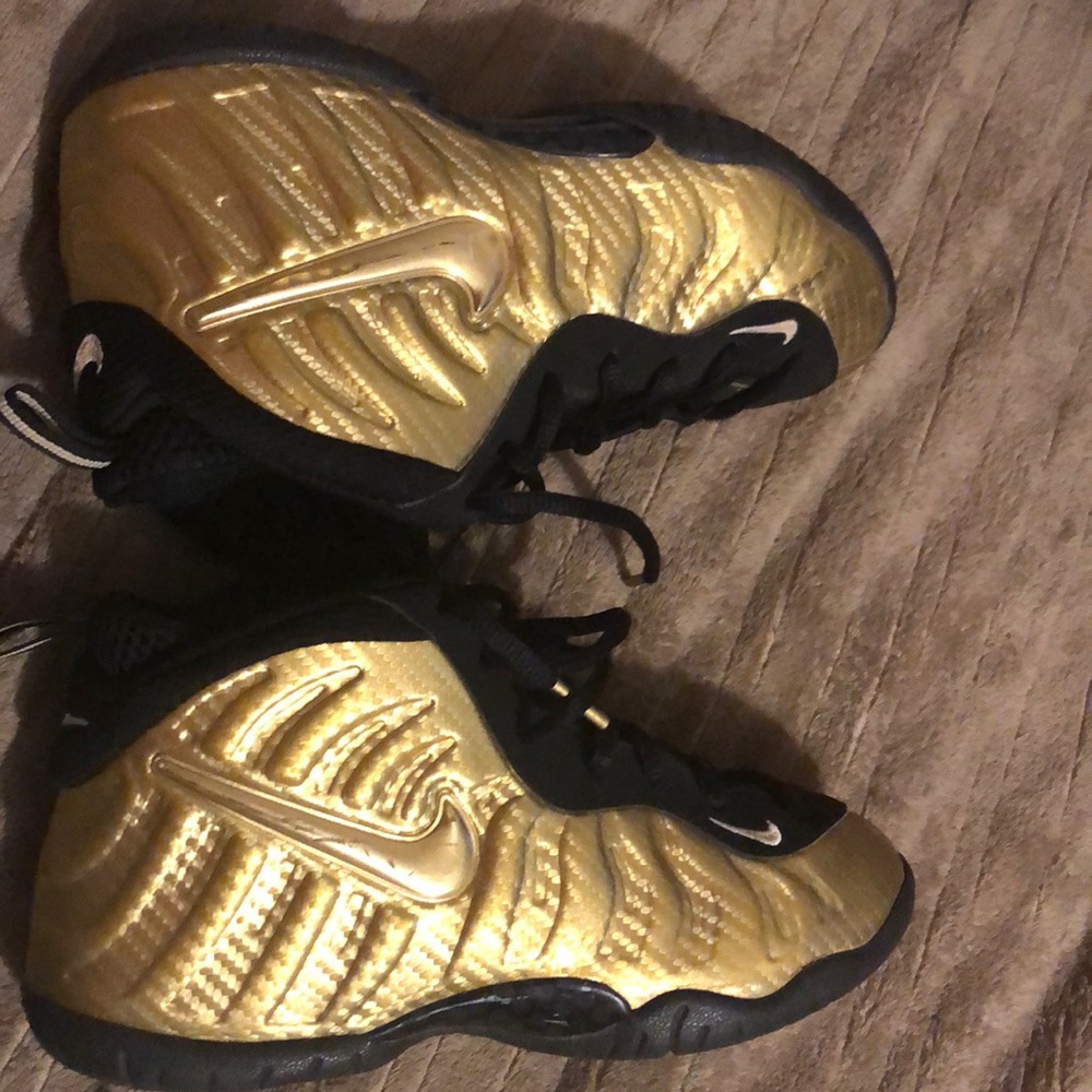Nike gold foamposites